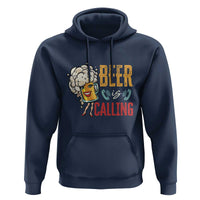 Funny Beer Is Calling Hoodie - Wonder Print Shop