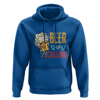 Funny Beer Is Calling Hoodie - Wonder Print Shop