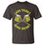 Funny Beer Lover T Shirt Less Thinky More Drinky Skeleton - Wonder Print Shop