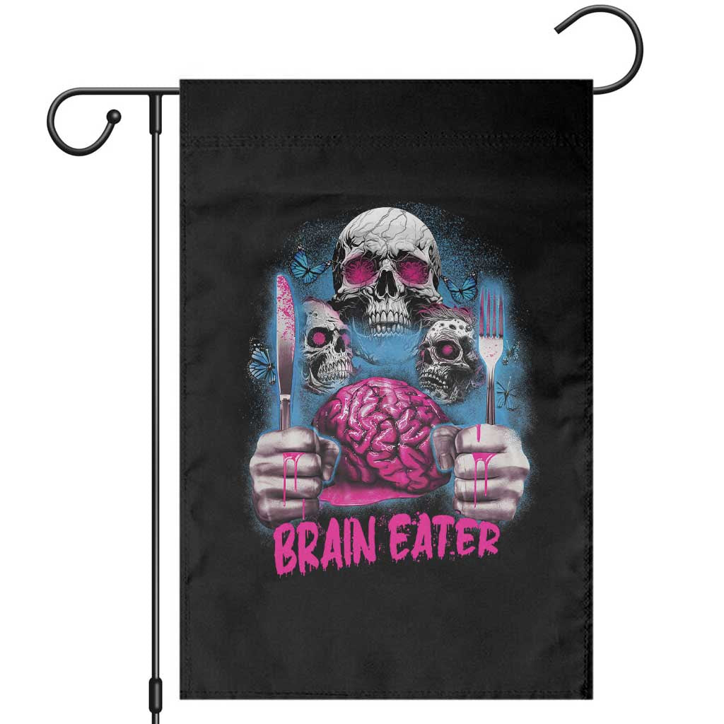 Horror Zombie Garden Flag Braineater Eat Brain Scary Creepy Halloween - Wonder Print Shop