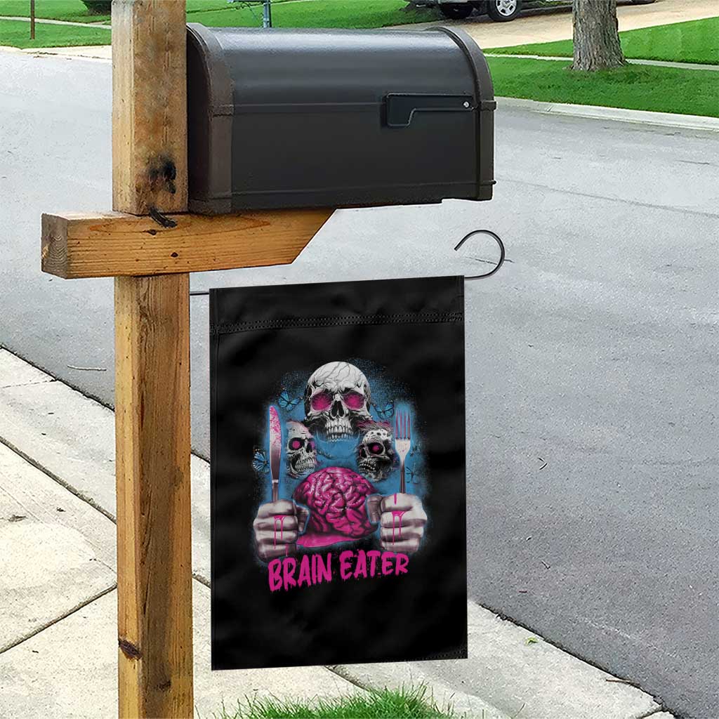 Horror Zombie Garden Flag Braineater Eat Brain Scary Creepy Halloween - Wonder Print Shop