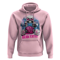 Horror Zombie Hoodie Braineater Eat Brain Scary Creepy Halloween