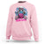Horror Zombie Sweatshirt Braineater Eat Brain Scary Creepy Halloween - Wonder Print Shop