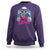 Horror Zombie Sweatshirt Braineater Eat Brain Scary Creepy Halloween - Wonder Print Shop