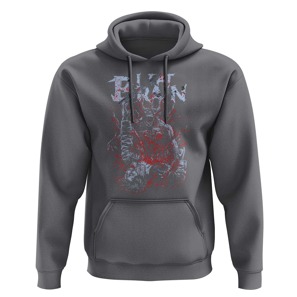 Horror Halloween Hoodie Braineater Eat Brain Scary Satan Demon