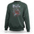 Horror Halloween Sweatshirt Braineater Eat Brain Scary Satan Demon - Wonder Print Shop