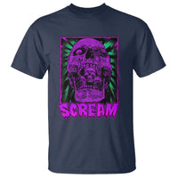 Horror Halloween T Shirt Scream Creepy Skull - Wonder Print Shop