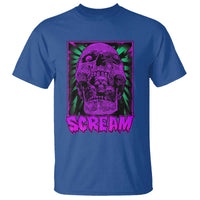 Horror Halloween T Shirt Scream Creepy Skull - Wonder Print Shop
