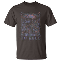 Horror Halloween T Shirt Welcome To Hell Creepy Skull - Wonder Print Shop