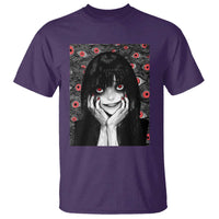 Horror Anime Girl Manga Creepy Halloween T Shirt - Wonder Print Shop