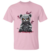 Emo Bear Coffee Creepy Halloween T Shirt - Wonder Print Shop