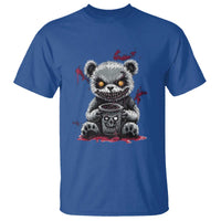 Emo Bear Coffee Creepy Halloween T Shirt - Wonder Print Shop