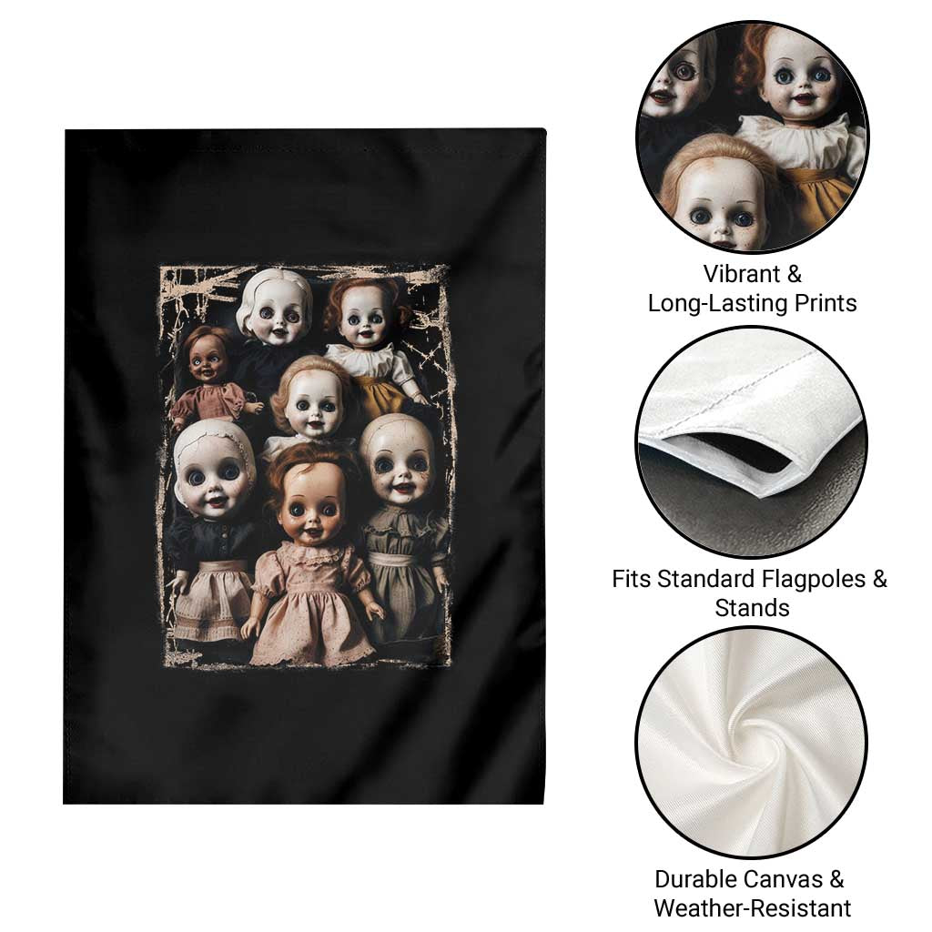 Creepy Dolls Horror Halloween Garden Flag - Wonder Print Shop