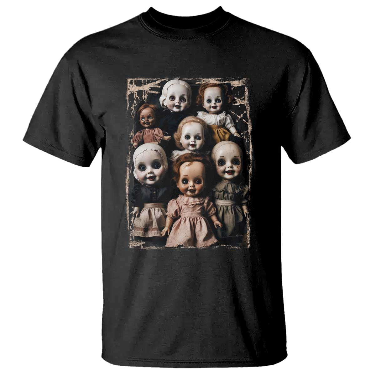 Creepy Dolls Horror Halloween T Shirt - Wonder Print Shop