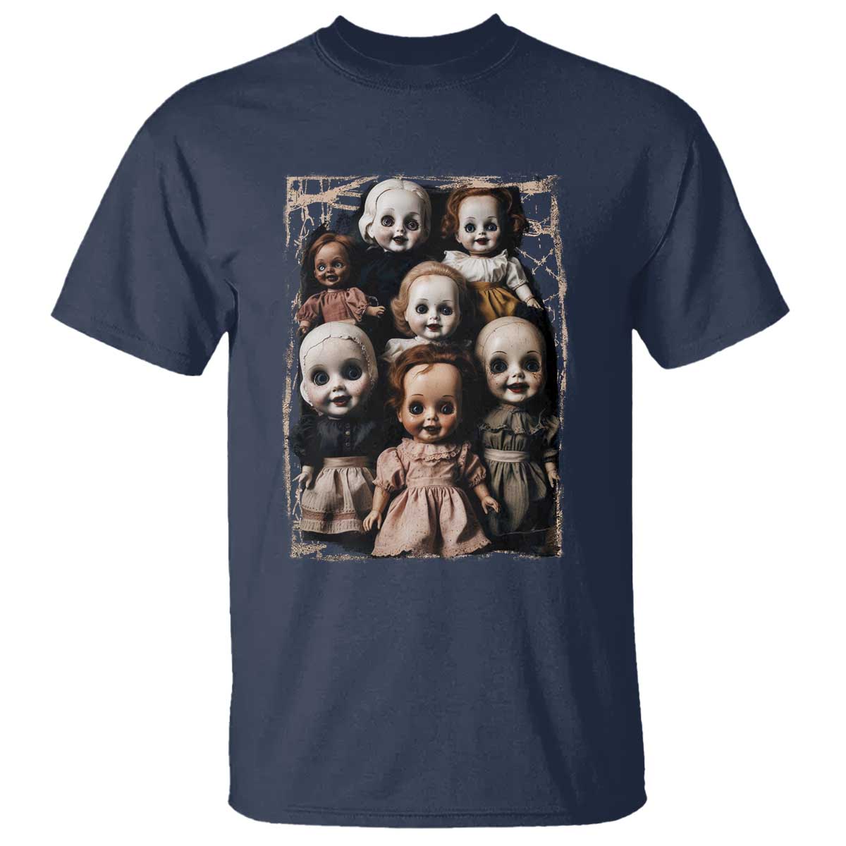 Creepy Dolls Horror Halloween T Shirt - Wonder Print Shop