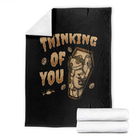 Voodoo Doll Throw Blanket Thinking Of You Horror Halloween - Wonder Print Shop
