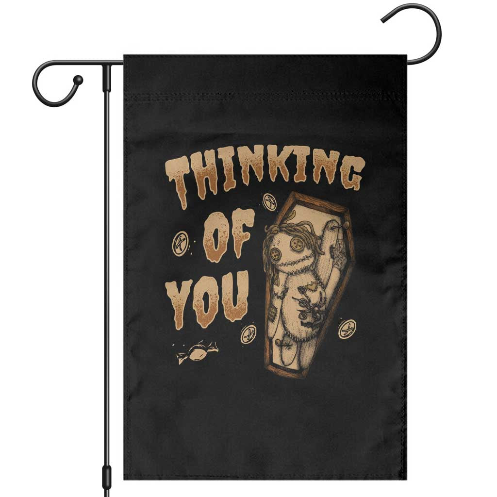 Voodoo Doll Garden Flag Thinking Of You Horror Halloween - Wonder Print Shop