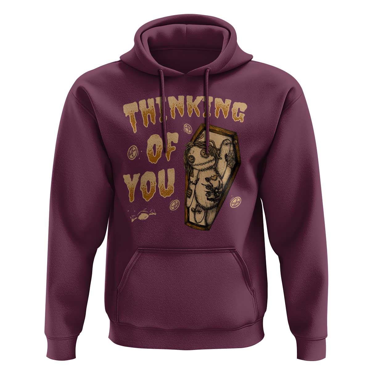Voodoo Doll Hoodie Thinking Of You Horror Halloween
