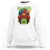Funny Halloween Sweatshirt Happy Halloweed Pumpkin Witch Weed Cannabis Smoking - Wonder Print Shop