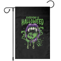 Funny Halloween Garden Flag Everyday Is Halloweed Vampire Weed Cannabis Smoking - Wonder Print Shop