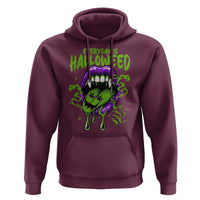Funny Halloween Hoodie Everyday Is Halloweed Vampire Weed Cannabis Smoking