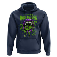 Funny Halloween Hoodie Everyday Is Halloweed Vampire Weed Cannabis Smoking
