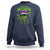 Funny Halloween Sweatshirt Everyday Is Halloweed Vampire Weed Cannabis Smoking - Wonder Print Shop