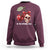 Halloween Coquette Sweatshirt In My Spooky Era Skull Cherry - Wonder Print Shop