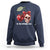 Halloween Coquette Sweatshirt In My Spooky Era Skull Cherry - Wonder Print Shop