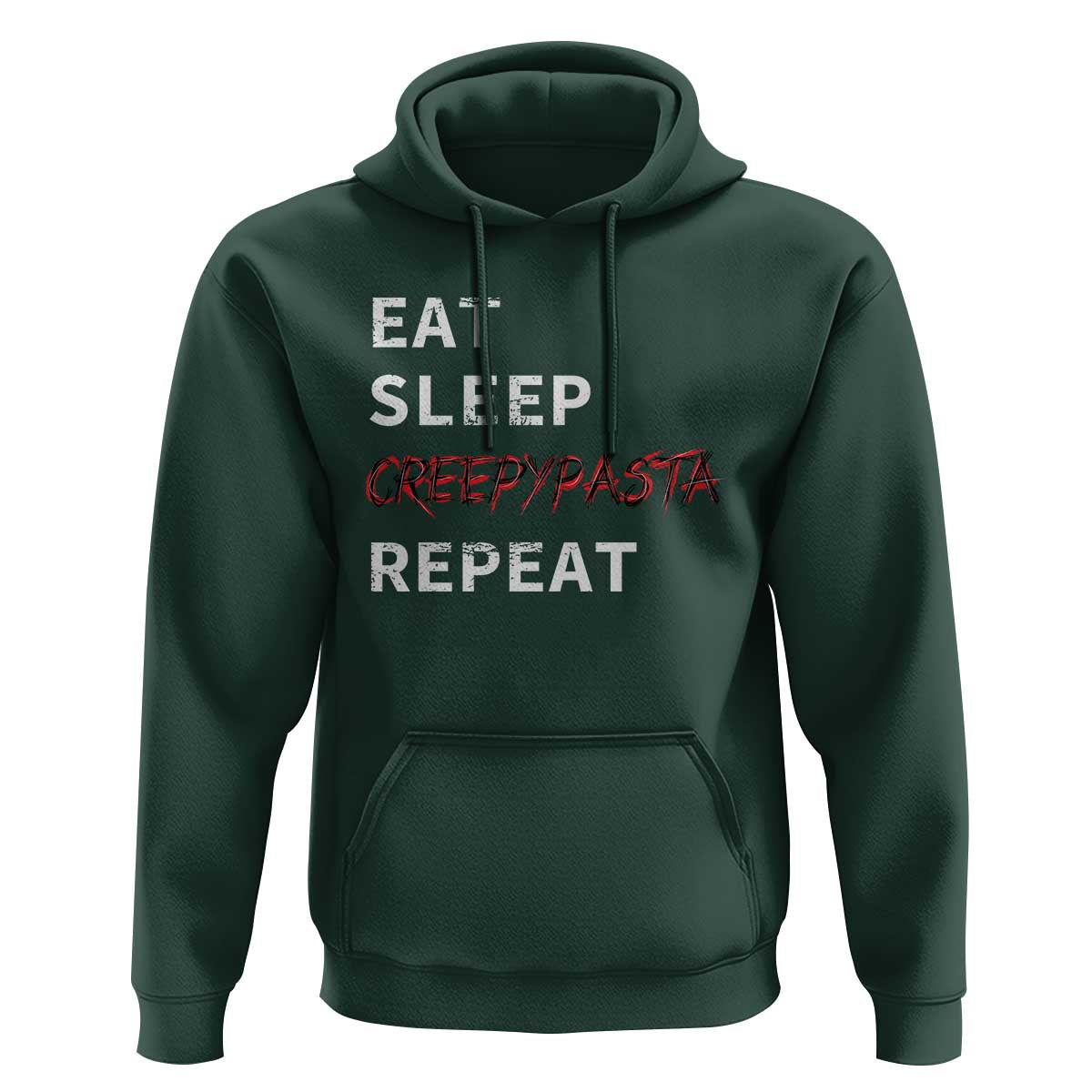 Horror Movie Lover Hoodie Eat Sleep Creepypasta Repeat