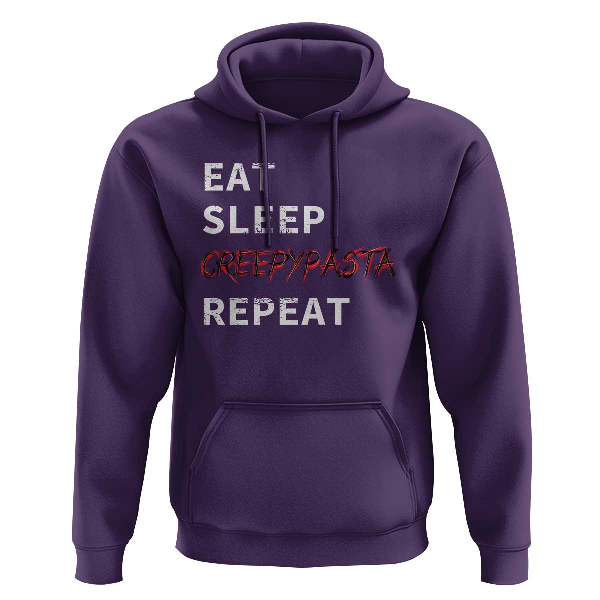 Horror Movie Lover Hoodie Eat Sleep Creepypasta Repeat