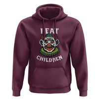 Halloween Clown Hoodie I Eat Children Spooky Mask