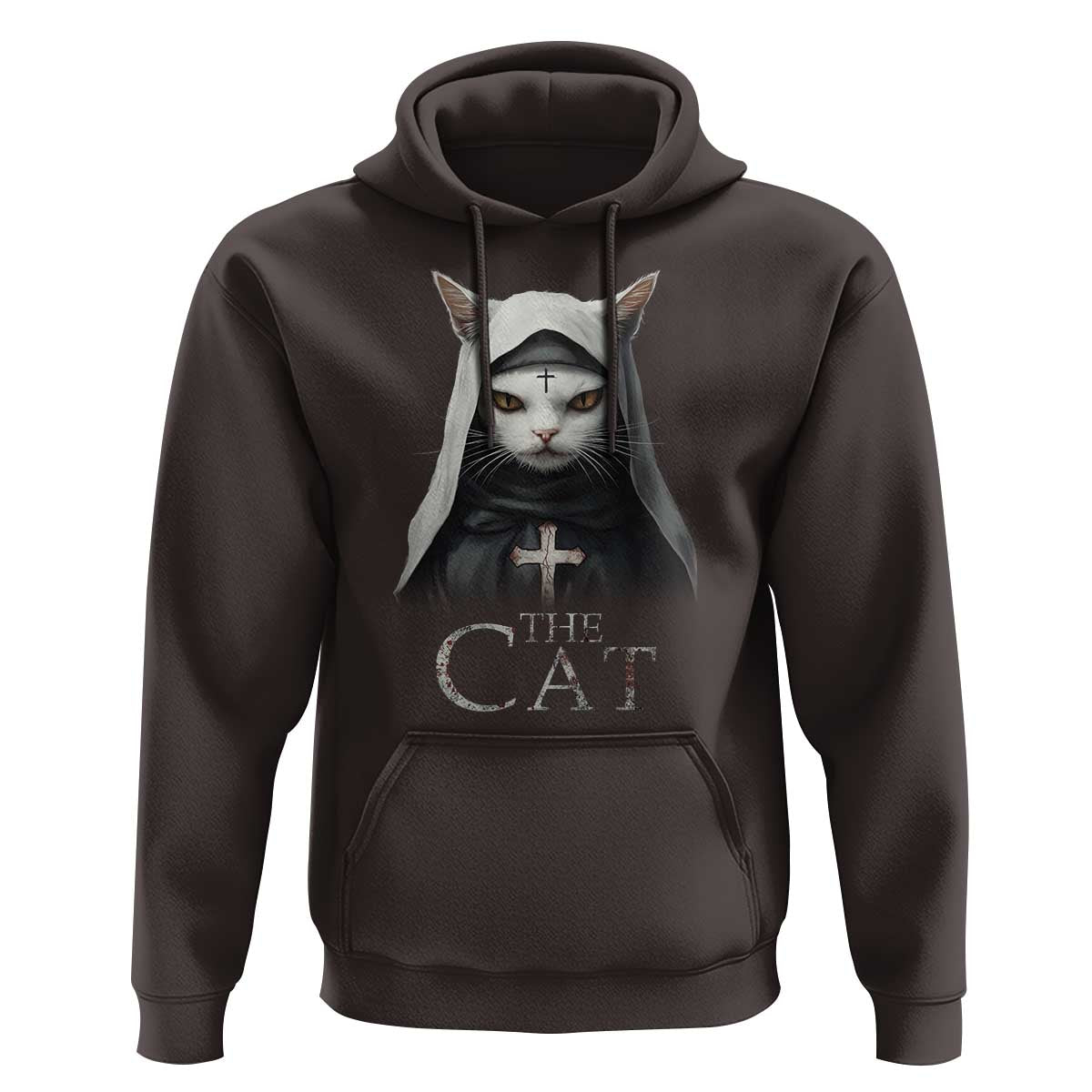Halloween Cat Hoodie The Cat Nun Spooky