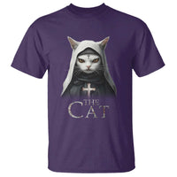 Halloween Cat T Shirt The Cat Nun Spooky - Wonder Print Shop