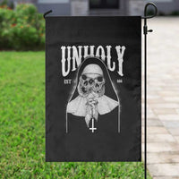 Unholy Nun Garden Flag Skeleton Dirty Nun Creepy Halloween - Wonder Print Shop