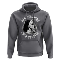 Unholy Nun Hoodie Bad Decisions Good Stories Dirty Nun Smoking