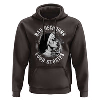 Unholy Nun Hoodie Bad Decisions Good Stories Dirty Nun Smoking