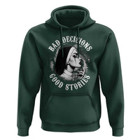 Unholy Nun Hoodie Bad Decisions Good Stories Dirty Nun Smoking