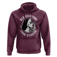 Unholy Nun Hoodie Bad Decisions Good Stories Dirty Nun Smoking