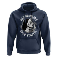 Unholy Nun Hoodie Bad Decisions Good Stories Dirty Nun Smoking