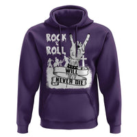 Halloween Rock N Roll Hoodie Will Never Die Zombie