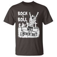 Halloween Rock N Roll T Shirt Will Never Die Zombie - Wonder Print Shop