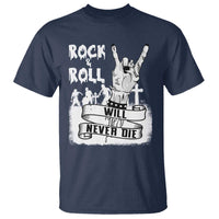 Halloween Rock N Roll T Shirt Will Never Die Zombie - Wonder Print Shop