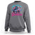Halloween Rock N Roll Sweatshirt Vibing With My Demons - Wonder Print Shop