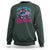 Halloween Rock N Roll Sweatshirt Vibing With My Demons - Wonder Print Shop