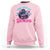Halloween Rock N Roll Sweatshirt Vibing With My Demons - Wonder Print Shop