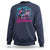 Halloween Rock N Roll Sweatshirt Vibing With My Demons - Wonder Print Shop