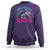 Halloween Rock N Roll Sweatshirt Vibing With My Demons - Wonder Print Shop