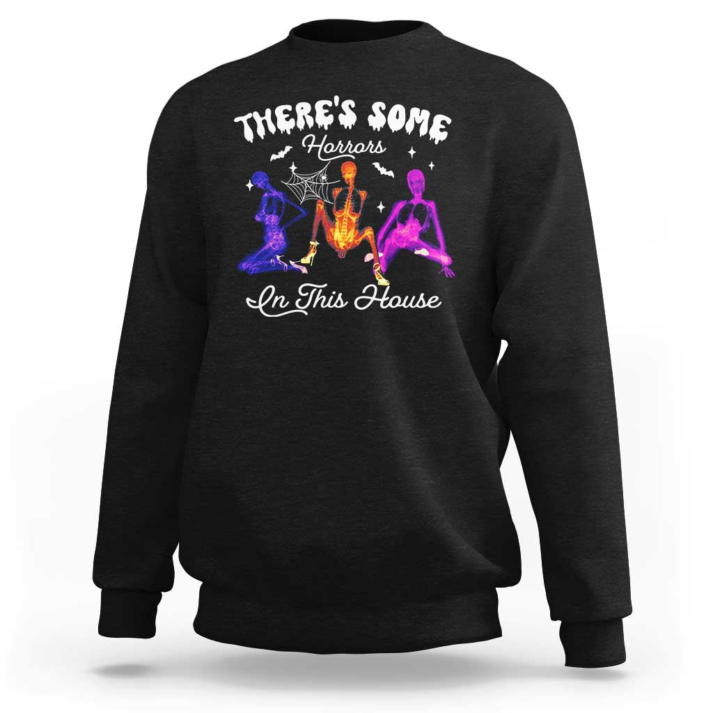 Funny Halloween Sweatshirt There're some Horrors In This House - Wonder Print Shop