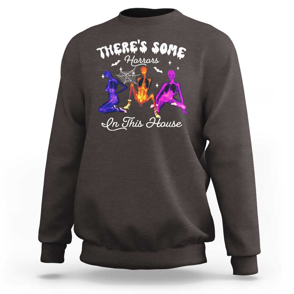 Funny Halloween Sweatshirt There're some Horrors In This House - Wonder Print Shop